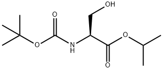 N-BOC-丝氨酸异丙酯, 955379-18-7, 结构式