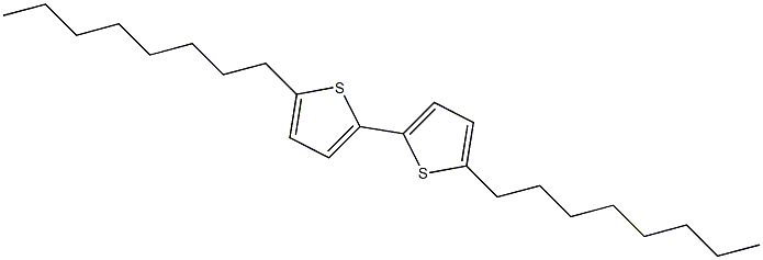 5,5'-dioctyl-2,2'-bithiophene Structure