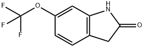 6-(trifluoromethoxy)indolin-2-one 结构式
