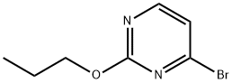 4-Bromo-2-(n-propoxy)pyrimidine Structure