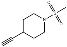 4-ETHYNYL-1-(METHYLSULFONYL)PIPERIDINE,959918-30-0,结构式