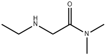 2-(乙胺基)-N,N-二甲基乙酰胺 结构式