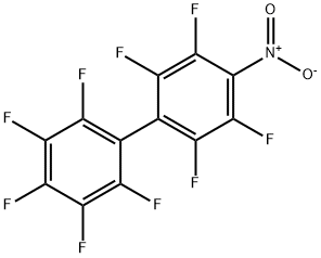 1,1'-Biphenyl, 2,2',3,3',4,5,5',6,6'-nonafluoro-4'-nitro- 化学構造式