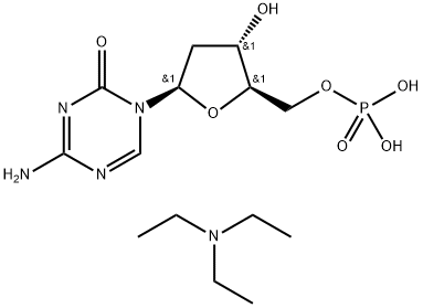 5-氮杂-2'-脱氧胞苷5'-一磷酸酯,97763-83-2,结构式