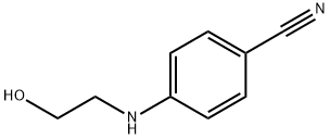 4-[(2-羟基乙基)氨基]苯甲腈 结构式