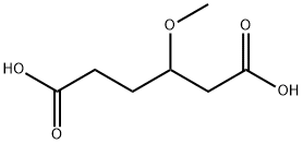 3-methoxyhexanedioic acid Struktur