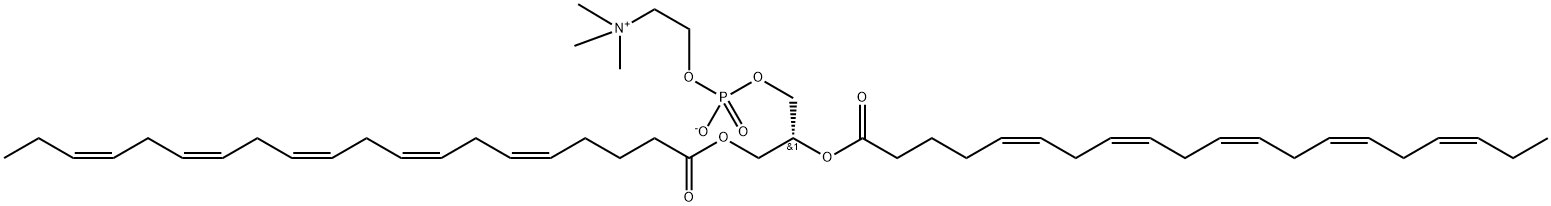 1,2-ジエイコサペンタエノイルホスファチジルコリン 化学構造式