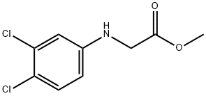 methyl 2-[(3,4-dichlorophenyl)amino]acetate 结构式