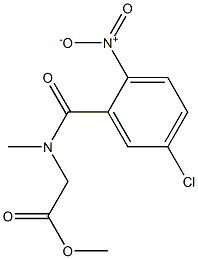 methyl 2-[(5-chloro-2-nitrophenyl)-N-methylformamido]acetate