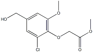 methyl 2-[2-chloro-4-(hydroxymethyl)-6-methoxyphenoxy]acetate