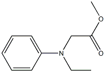 methyl 2-[ethyl(phenyl)amino]acetate 结构式