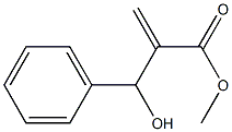 methyl 2-[hydroxy(phenyl)methyl]prop-2-enoate Structure