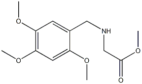 methyl 2-{[(2,4,5-trimethoxyphenyl)methyl]amino}acetate