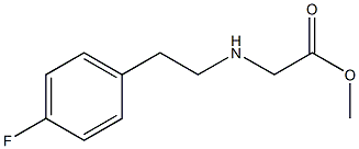 methyl 2-{[2-(4-fluorophenyl)ethyl]amino}acetate|