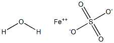 Ferrous sulfate monohydrate granules 化学構造式