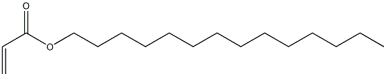 Tetradecyl acrylate 化学構造式
