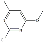 2-chloro-4-methyl-6-methoxypyrimidine Struktur