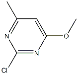 2-氯-4-甲基-6-甲氧基嘧啶,,结构式