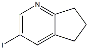 3-碘-6,7-二氢-5H-环戊二烯并[B]吡啶, , 结构式