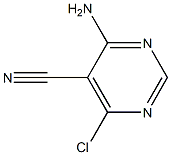 4-chloro-5-cyano-6-aminopyrimidine Struktur