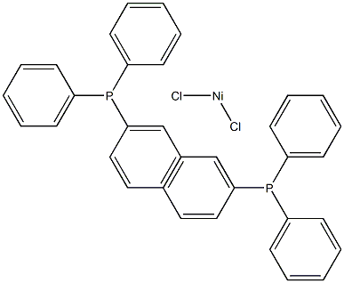 Dichlorobis(triphenylphosphine) nickel Struktur