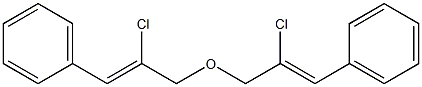 ETHER,BETA-CHLOROSTYRYLMETHYL,,结构式