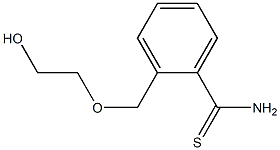 2-[(2-hydroxyethoxy)methyl]benzene-1-carbothioamide Structure