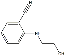 2-[(2-hydroxyethyl)amino]benzonitrile Structure