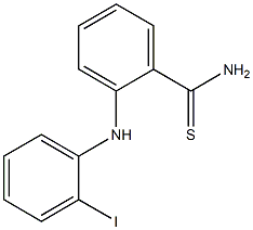 2-[(2-iodophenyl)amino]benzene-1-carbothioamide Structure