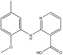 2-[(2-methoxy-5-methylphenyl)amino]pyridine-3-carboxylic acid Structure