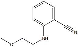 2-[(2-methoxyethyl)amino]benzonitrile Structure