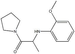 2-[(2-methoxyphenyl)amino]-1-(pyrrolidin-1-yl)propan-1-one