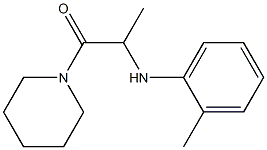 2-[(2-methylphenyl)amino]-1-(piperidin-1-yl)propan-1-one