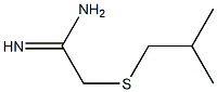 2-[(2-methylpropyl)sulfanyl]ethanimidamide,,结构式