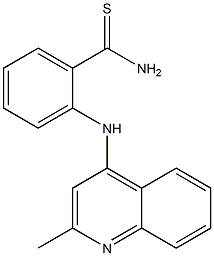 2-[(2-methylquinolin-4-yl)amino]benzene-1-carbothioamide