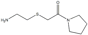 2-[(2-oxo-2-pyrrolidin-1-ylethyl)thio]ethanamine