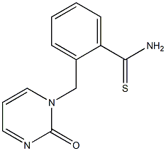 2-[(2-oxopyrimidin-1(2H)-yl)methyl]benzenecarbothioamide