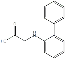 2-[(2-phenylphenyl)amino]acetic acid