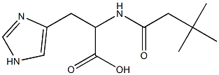 2-[(3,3-dimethylbutanoyl)amino]-3-(1H-imidazol-4-yl)propanoic acid