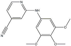 2-[(3,4,5-trimethoxyphenyl)amino]isonicotinonitrile