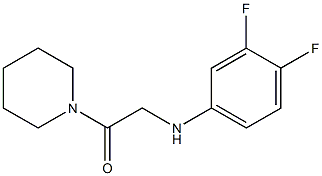 2-[(3,4-difluorophenyl)amino]-1-(piperidin-1-yl)ethan-1-one