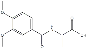 2-[(3,4-dimethoxybenzoyl)amino]propanoic acid