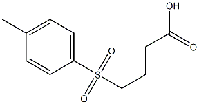 4-[(4-methylbenzene)sulfonyl]butanoic acid Struktur
