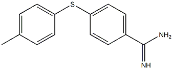  4-[(4-methylphenyl)sulfanyl]benzene-1-carboximidamide