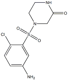  4-[(5-amino-2-chlorobenzene)sulfonyl]piperazin-2-one