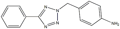  4-[(5-phenyl-2H-1,2,3,4-tetrazol-2-yl)methyl]aniline