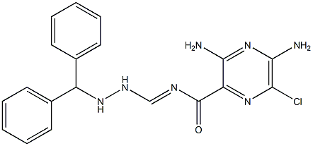  6-Chloro-2-[[[(diphenylmethyl)amino]aminomethylene]carbamoyl]pyrazine-3,5-diamine