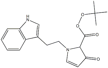 1-[2-(1H-Indol-3-yl)ethyl]-2,3-dihydro-2-hydroxy-3-oxo-1H-pyrrole-2-carboxylic acid tert-butyl ester Structure