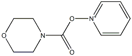 1-[(4-Morpholinylcarbonyl)oxy]pyridinium 结构式