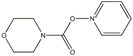 1-[(4-Morpholinylcarbonyl)oxy]pyridinium,,结构式